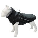 Winter Dog Coat with Harness & Furry Collar for Big Breeds - Keep Your Pet Warm & Stylish  ourlum.com Grey XL 