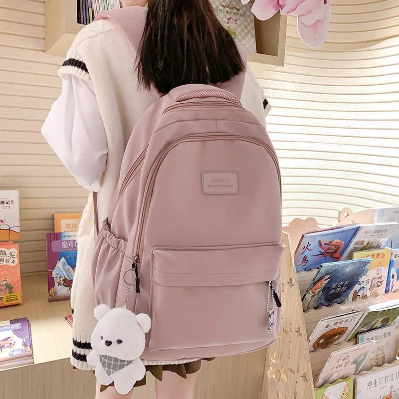 Stylish Waterproof Laptop School Backpack for Women  ourlum.com   