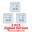 Zigbee SmartHome Sensor: Voice-Controlled Temperature & Humidity Monitor  ourlum.com Zigbee Ver 3PCS  