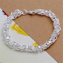 Sterling Silver Chain Bracelet Elegant Party Wedding Gift