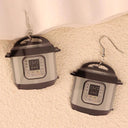 Dangle Earrings Set Electrical Appliances Cute Funny Gift