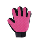 Cat Hair Removal Gloves: Ultimate Grooming Solution for Pets  ourlum.com pink left  