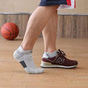 Ultimate Performance Anti-Slip Cotton Sport Socks for Men and Women - Ideal for Soccer, Basketball, and More  ourlum.com   