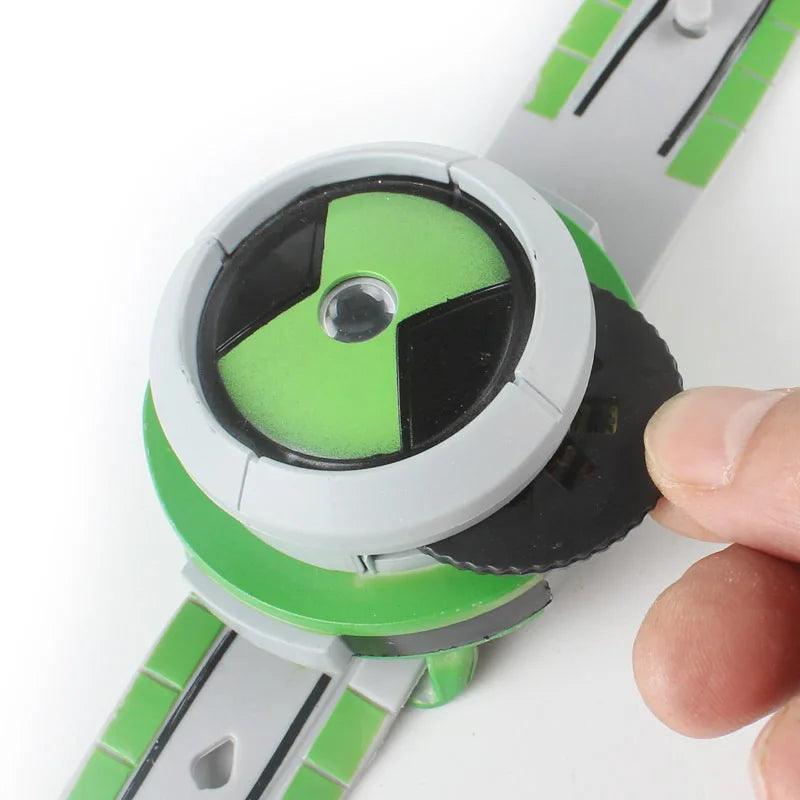 Ben 10 Cartoon 3D Projector Watch Genuine Children Watches Toys Ben10 Anime Action Figures Model Cosplay Toys for Boys Gifts