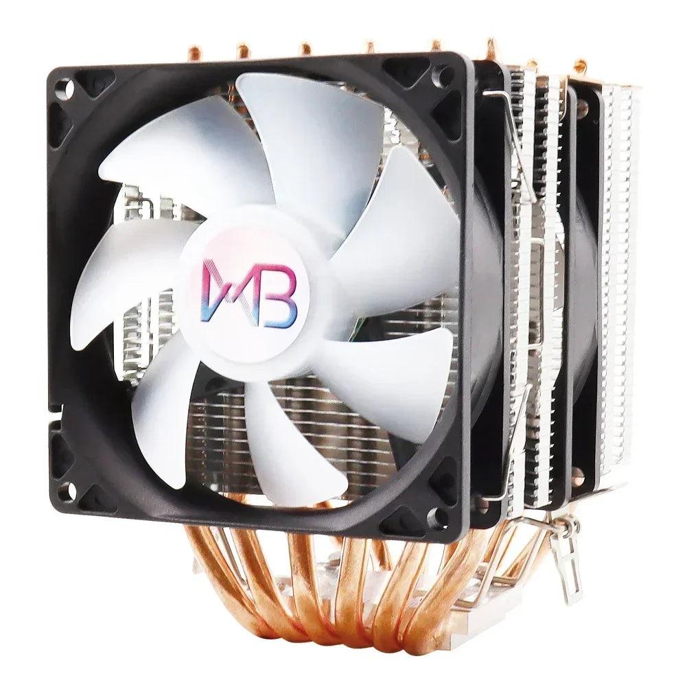 RGB CPU Cooler: Efficient Cooling Solution for Intel AMD - Silent Operation  ourlum.com   