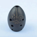 8 Holes Ocarina Clay Xun Traditional Black Flute Gift