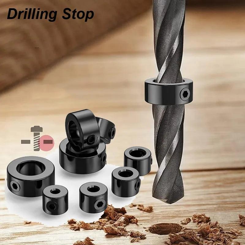 Woodworking Precision Drill Depth Stop Set for Accurate Hole Depths  ourlum.com   