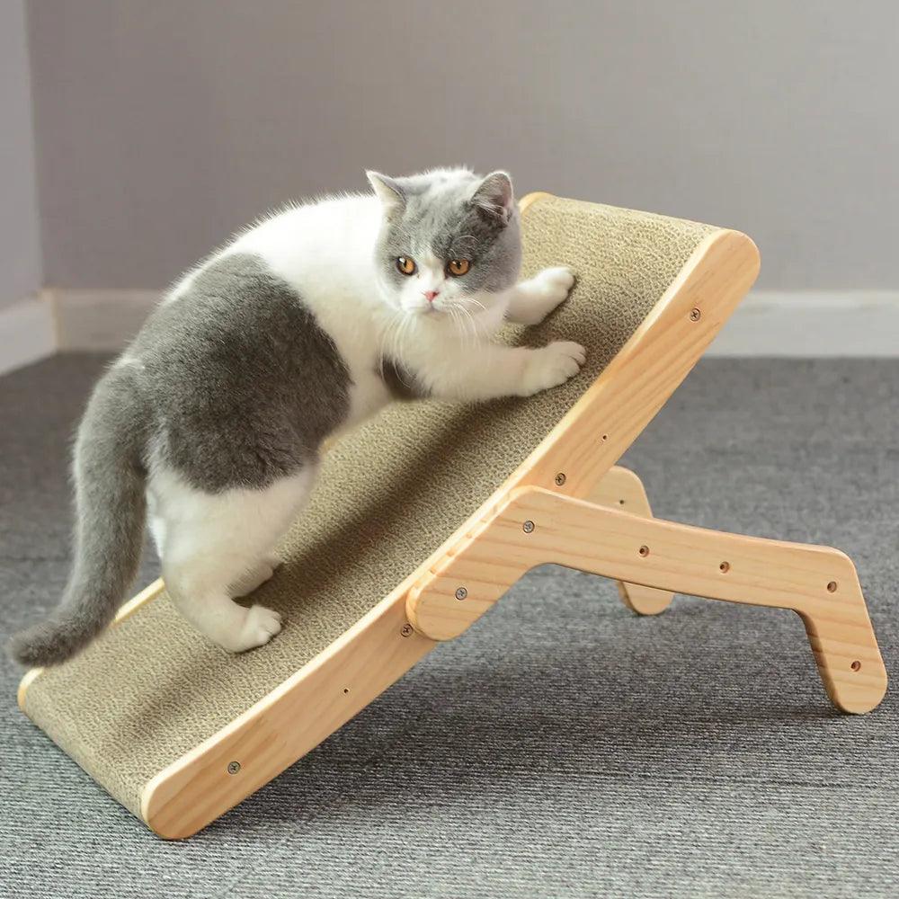 Cat Scratch Lounge Board: Furniture Protection & Playful Cat Toy  ourlum.com   