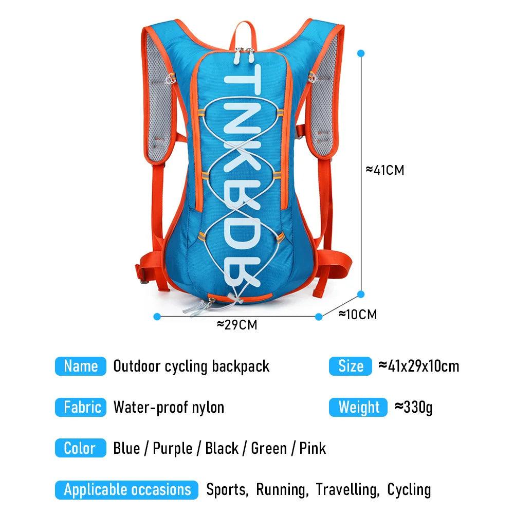 12L Waterproof Hydration Backpack for Cycling and Outdoor Sports - ThinkRider Bike Bag