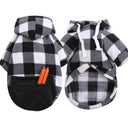 Winter Wool Pet Hoodie: Cozy Chihuahua Pug Sweater for Small Dogs  ourlum.com Black White XS(0.5-2kg) 