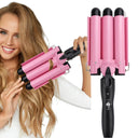 Professional Hair Curling Iron Ceramic Triple Barrel Waver Tool