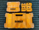 Stackable DEWALT Drill Parts Storage Box for Tool Organization