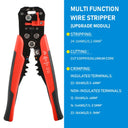 Crimper Cable Cutter Adjustable Automatic Wire Stripper Tool