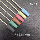 6pcs/set Rubber Silicon Nail Drill Milling Cutter for Manicure Bit Flexible Polisher Machine Electric Nail File Art Tools  ourlum.com GXJ 6-14  