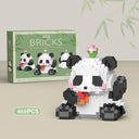 Cute Panda Mini Building Block Set - Educational Toy for Boys  ourlum.com W1101 Nobox  