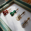 Fashion Musical Instruments Guitar Violin Cello Piano Brooch