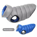 Winter Warm Reversible Dog Jacket Coat Waterproof Vest - Small Large Dogs  ourlum.com GRAY S35(L) 