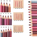 28Color New Professional Wood Lip liner Waterproof Lady Charming Lip Liner Soft Pencil Makeup Women's Long Lasting Cosmetic Tool  ourlum.com   