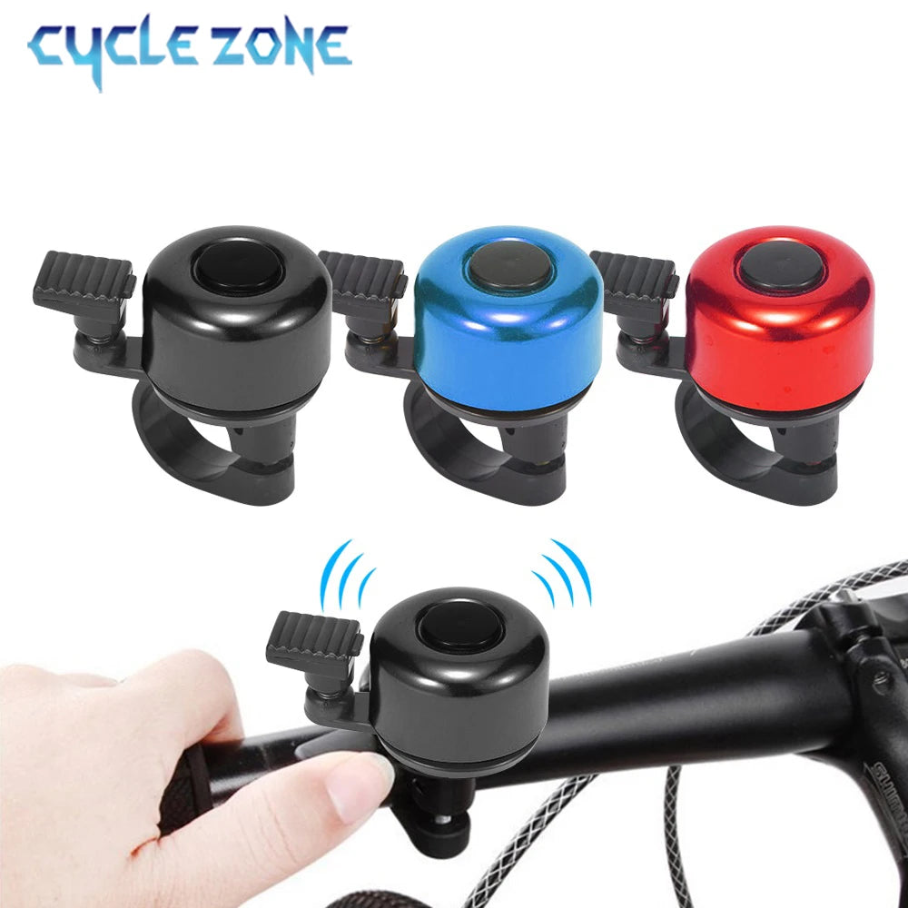 MTB Bicycle Bell Aluminum Alloy Bike Safety Warning Alarm Horn Easy to Install Bicycle Handlebar Bell Ring Cycling Accessories