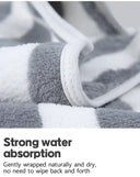 Striped Pattern Towel Set Soft Hand Towel Bath Towel