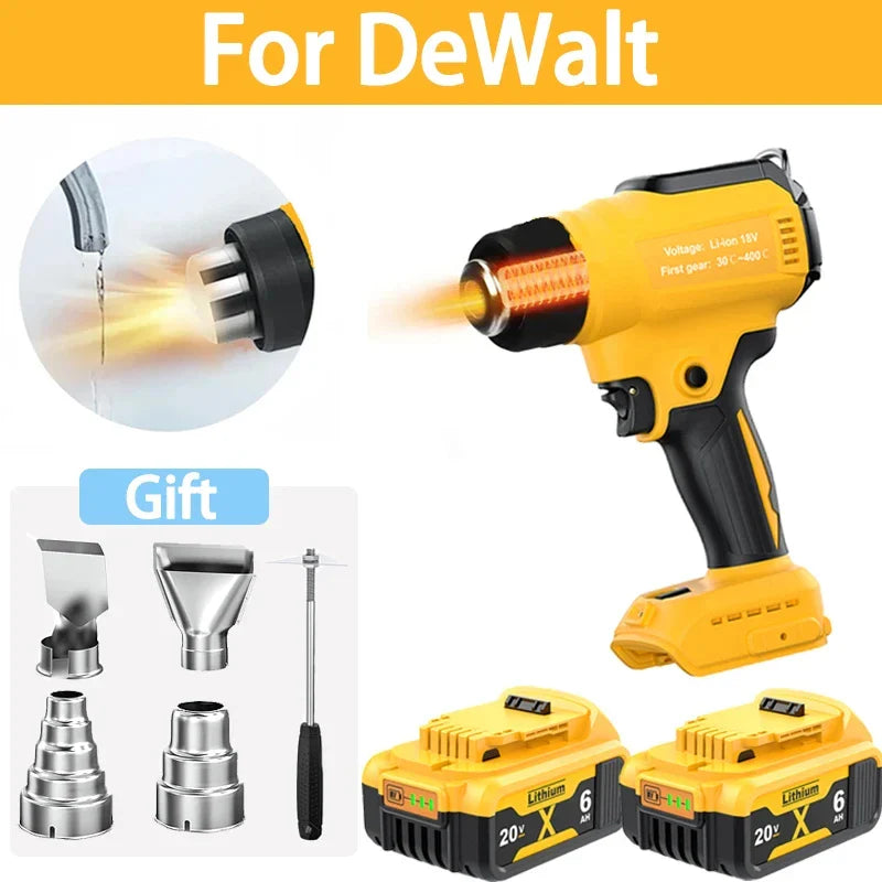 Dewalt 20V Cordless Heat Gun Adjustable Temp Portable Tool