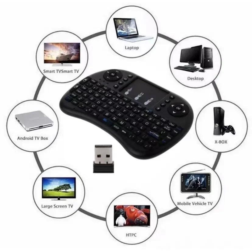 ALFA Mini Keyboard Touchpad Smart TV Box: Wireless Control  ourlum.com   