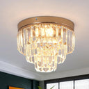 Crystal K9 Led Ceiling Lamp Modern Pendant Light Home Deco