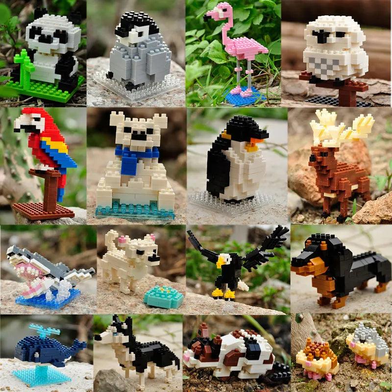 Wisehawk Diamond Mini Building Blocks - 3D Animal Collection for Creative Play  ourlum.com   