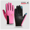 Men's Cycling Gloves Winter Touchscreen Warm Waterproof Non-Slip