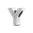 Hot Sale Silver Plated Color Letter Charm Beads for Women