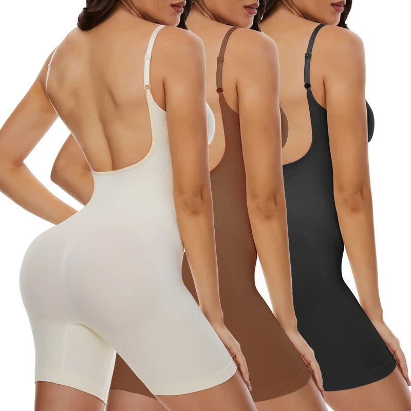 Seamless Backless Bodysuit Shapewear for Women – Lift, Smooth & Shape Your Curves!