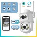 4K Dual Lens PTZ Wifi Camera: Enhanced Outdoor Security  ourlum.com 4MP NO SD Card EU plug CHINA