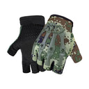 Riding Fingerless Gloves Non-slip Half Finger Gloves for Motorcycle Cycling Climbing