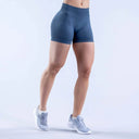 Women's Seamless Scrunch Butt Biker Shorts - Sexy Athletic Cycling & Yoga Shorts