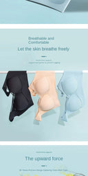 Traceless Summer Ice Silk Underwear Women Gather Anti-sagging Bra