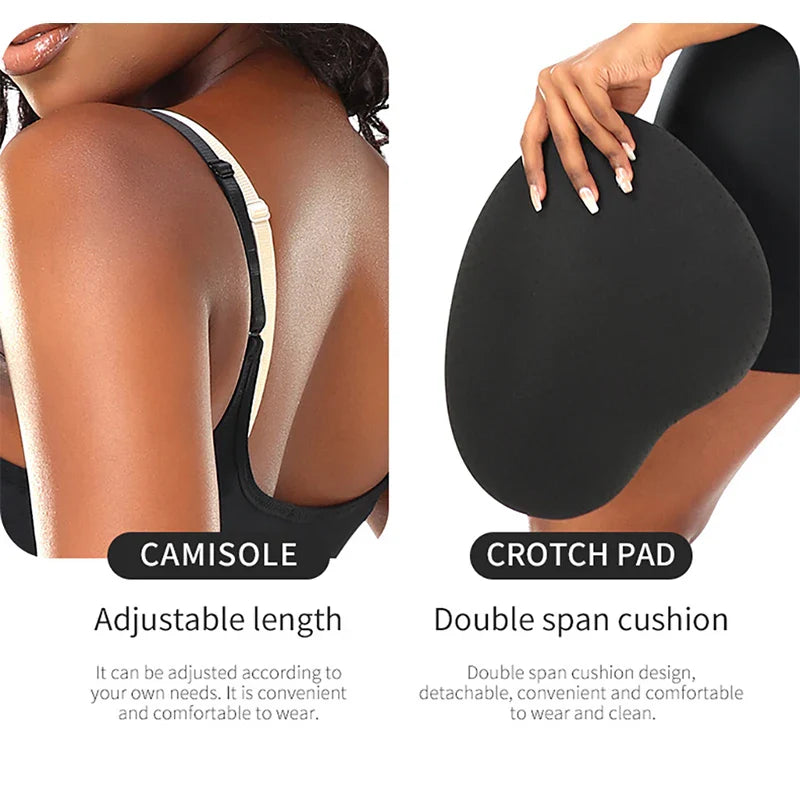 Women’s Hourglass Shapewear Bodysuit with Butt Lifting and Tummy Control