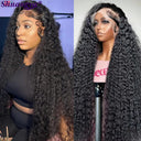 Luxe Water Wave Lace Front Curly Wig Premium Brazilian Hair