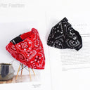 Pet Dog Bandana Collar with Leather Accessories: Cute Design, Quality Assurance, All Seasons.  ourlum.com   