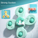 Baby Bath Toys: Interactive Spinner Suction Cup Rattles Set