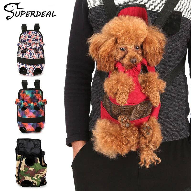 Pet Carrier Backpack: Hands-Free Outdoor Travel Sling for Small Dogs & Cats  ourlum.com   