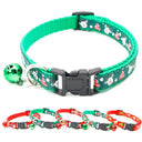 Nylon Pet Collar with Bell and Christmas Neck Strap  ourlum.com   