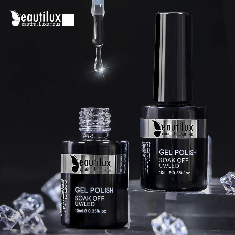 Beautilux Primer Rubber Base Top Coat Velvel Matte Top Coat Nail Art Degisn Clear Blossom Blooming Gel Foil Transfer Gel 10ml  ourlum.com   