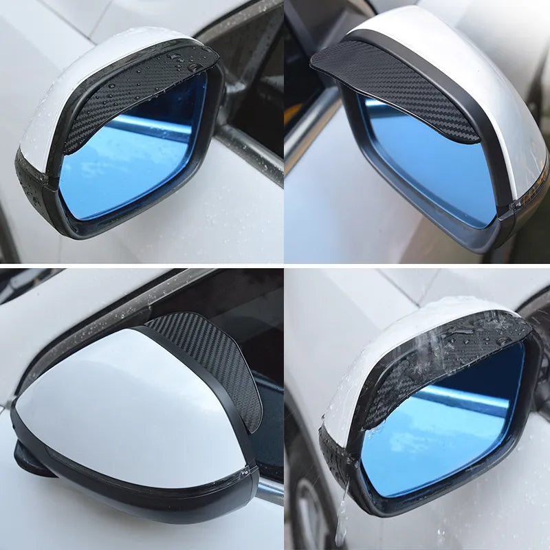 Enhance Your Car's Style with Carbon Fiber Rearview Mirror Visor  ourlum.com   