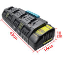 Rapid 4-Port DCB104 Charger for Dewalt Lithium Batteries