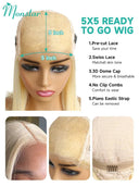 613 Blonde Bob Lace Front Wig - Human Hair Brazilian Wigs