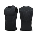 Ionic Shaping Vest For Men Ice-Silk Slimming Body Shaper