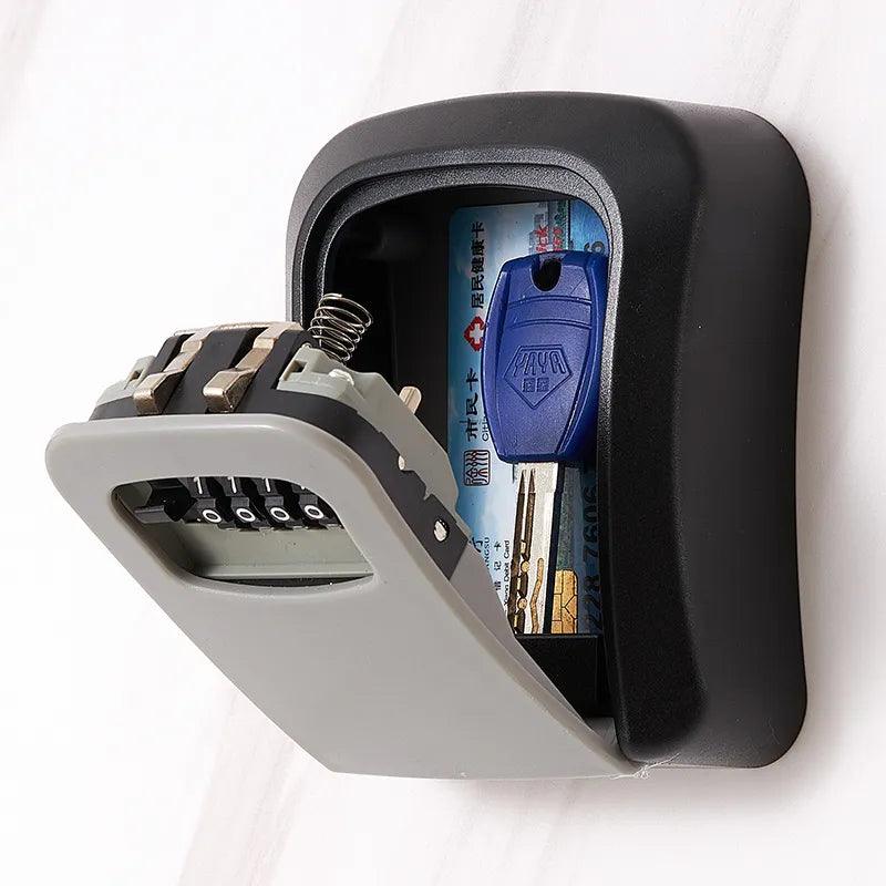 Secure Key Lock Box: Wall Mount Key Safe for Home Office - High Security  ourlum.com   