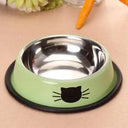 Stainless Steel Cat Feeding Bowl Durable Non-slip Pet Bowl