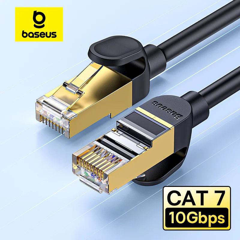 Baseus Cat 7 Ethernet Cable: Ultra-Fast 10Gbps Internet Connection  ourlum.com   