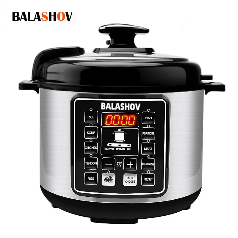 5L Electric Pressure Cooker - 9-in-1 Multifunctional Instant Pot for Quick Meals